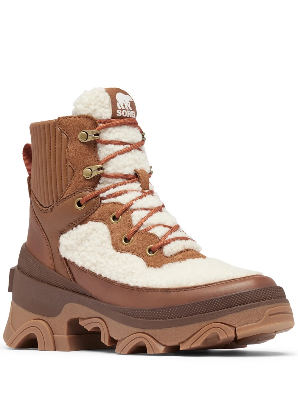 Sorel Brex™ Faux Shearling Lace-Up Boot Size 5 New